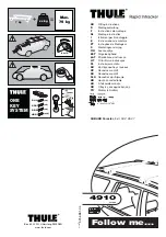 Thule Rapid Intracker Fitting Instructions Manual preview