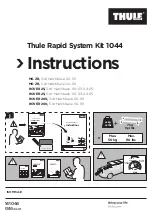 Thule Rapid System 1044 Instructions preview