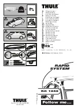 Thule RAPID SYSTEM 1242 Fitting Instructions Manual preview