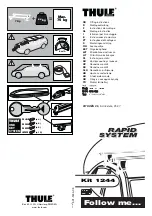 Thule RAPID SYSTEM 1244 Fitting Instructions Manual preview