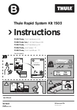 Thule Rapid System 1503 Instructions preview