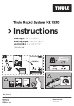 Preview for 1 page of Thule Rapid System 1530 Instructions