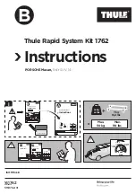 Thule Rapid System 1762 Instructions предпросмотр