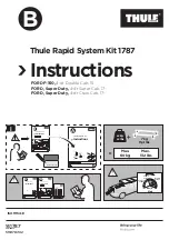 Preview for 1 page of Thule Rapid System 1787 Instructions Manual