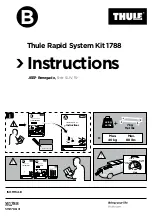 Предварительный просмотр 1 страницы Thule Rapid System 1788 Instructions