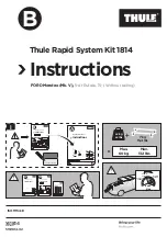 Thule Rapid System 1814 Instructions preview