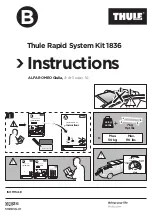 Preview for 1 page of Thule Rapid System 1836 Instructions