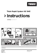 Thule Rapid System 1843 Instructions preview