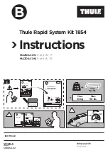 Thule Rapid System 1854 Instructions preview