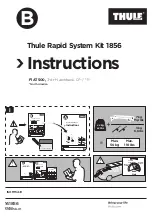 Thule Rapid System 1856 Instructions preview