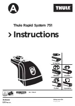 Preview for 1 page of Thule Rapid System 751 Instructions Manual