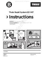 Thule Rapid System Kit 1417 Instructions preview