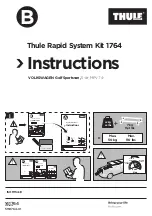 Thule Rapid System Kit 1764 Instructions preview