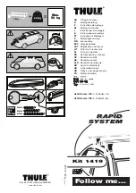 Thule Rapid System Fitting Instructions Manual preview