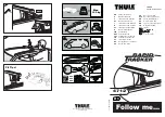 Preview for 1 page of Thule RAPID TRACKER 4712 Fitting Instructions