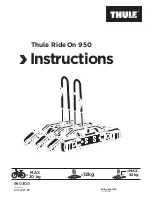 Thule RideOn 950 Instructions Manual preview