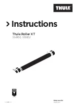 Thule Roller XT Instructions Manual preview