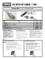 Thule Set-to-Go Saddle 878 Installation Instructions preview