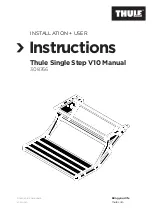 Thule Single Step V10 Instructions Manual предпросмотр