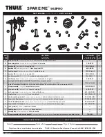 Preview for 1 page of Thule Spare me 963PRO Manual