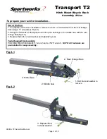 Preview for 2 page of Thule Sportworks Transport T2 Assembly And Use Manual