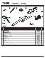 Thule SPRINT XT 528001 Installation Instructions Manual preview