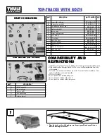 Thule TB60 Installation Instructions предпросмотр