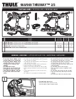 Thule THRUWAY 2 968 User Manual предпросмотр