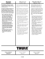 Preview for 5 page of Thule THRUWAY 2 968 User Manual