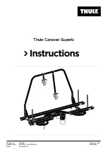 Thule Thule Caravan Superb Instructions Manual preview