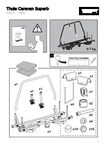 Предварительный просмотр 2 страницы Thule Thule Caravan Superb Instructions Manual