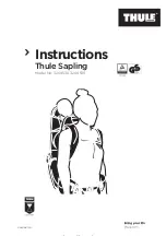 Thule Thule Sapling 3204538 Instructions Manual preview