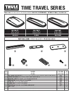 Thule Time Travel Series 667TT Installation Instructions Manual preview