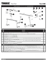 Предварительный просмотр 1 страницы Thule TracRac TracOne Manual