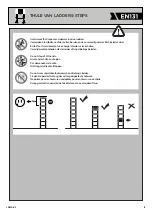 Preview for 15 page of Thule Van Ladder 9 Steps Instructions Manual