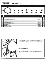 Thule XADAPT11 Installation Instructions предпросмотр