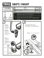 Thule XADAPT2 Instruction Manual preview