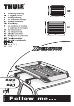 Preview for 1 page of Thule Xpedition 820 Fitting Instructions Manual