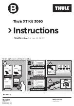 Thule XT 3060 Instructions Manual preview