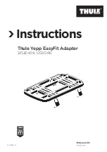 Предварительный просмотр 1 страницы Thule Yepp EasyFit Adapter 12020409 Instructions