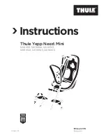 Thule Yepp Nexxt Mini 12080101 Instructions Manual preview
