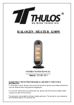 Предварительный просмотр 7 страницы Thulos TH-EH1201 Instruction Manual