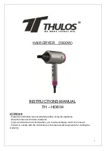 Предварительный просмотр 6 страницы Thulos TH-HD804 Instruction Manual