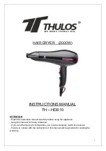 Предварительный просмотр 6 страницы Thulos TH-HD810 Instruction Manual