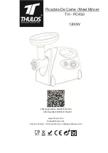 Предварительный просмотр 13 страницы Thulos TH-PC450 Instruction Manual