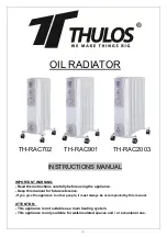 Предварительный просмотр 8 страницы Thulos TH-RAC2003 Instruction Manual