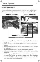 Предварительный просмотр 65 страницы Thump TSX-C 125SW Owner'S Manual