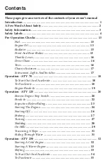 Preview for 3 page of Thumpstar ATV 125CC Owner'S Manual