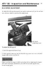 Preview for 70 page of Thumpstar ATV 125CC Owner'S Manual