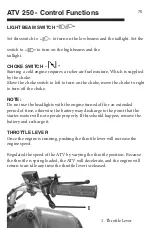 Preview for 82 page of Thumpstar ATV 125CC Owner'S Manual